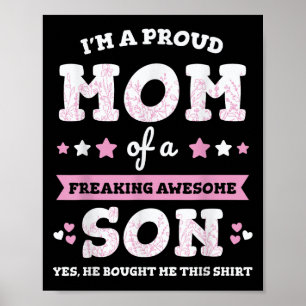 Ich bin eine stolze Mama eines Phantastischen Son- Poster
