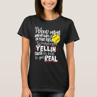 Ich bin eine stolze Mama und meine Tochter ist auf T-Shirt