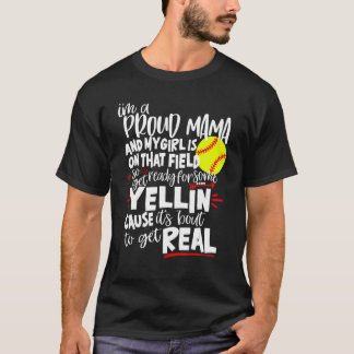 Ich bin eine stolze Mama und meine Tochter ist auf T-Shirt