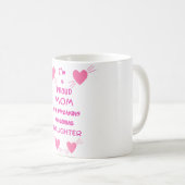 Ich bin eine stolze Mutter einer frechen phantasti Kaffeetasse (VorderseiteRechts)