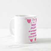 Ich bin eine stolze Mutter einer frechen phantasti Kaffeetasse (Vorderseite Links)
