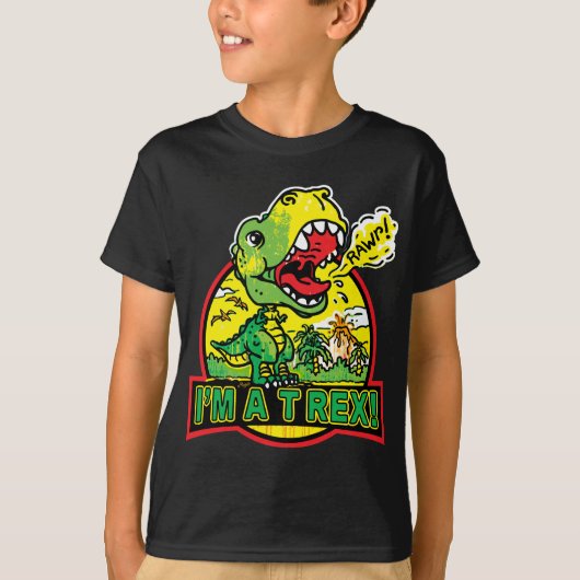 Ich bin eine T Rex! T-Shirt (Vorderseite)