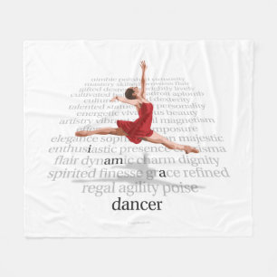 Ich bin eine Tänzerin Fleece Blanket