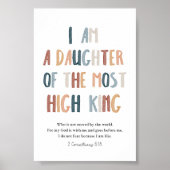 Ich bin eine Tochter des höchsten Königs-Posters Poster (Vorne)