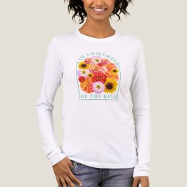 Ich bin eine Tochter des Königs Christian Floral T Tri-Blend Shirt
