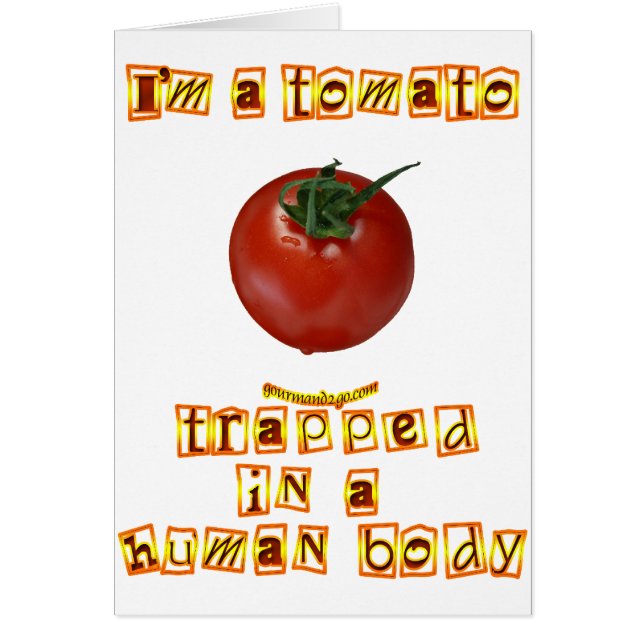 Ich bin eine Tomate… (Vorne)