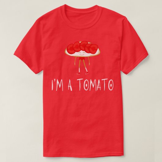 Ich bin eine Tomate T-Shirt (Design vorne)
