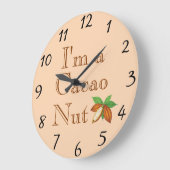 Ich bin eine Uhr der Kakaomantel (Winkel)