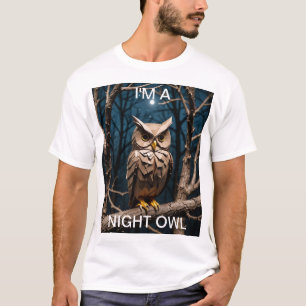 Ich bin eine Uhu aus Origami T-Shirt