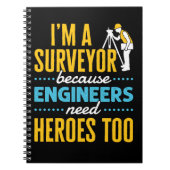 Ich bin eine Umfrage, weil Ingenieure auch Helden Notizblock (Vorderseite)