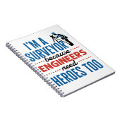 Ich bin eine Umfrage, weil Ingenieure auch Helden Notizblock (Rechte Seite)