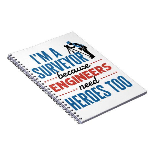 Ich bin eine Umfrage, weil Ingenieure auch Helden  Notizblock (Rechte Seite)
