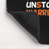 Ich bin eine unaufhaltsame Kriegerin mit Multipler Mousepad (Ecke)