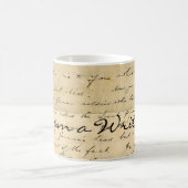 Ich bin eine Verfasser-Tasse Kaffeetasse (Mittel)