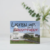 Ich bin eine verfassungsgebende Postkarte (Stehend Vorderseite)