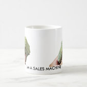 Ich bin EINE VERKAUFS-MASCHINE Kaffeetasse (Mittel)
