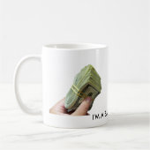 Ich bin EINE VERKAUFS-MASCHINE Kaffeetasse (Links)