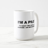 Ich bin EINE VERSUCHSkaffee-TASSE Kaffeetasse (VorderseiteRechts)