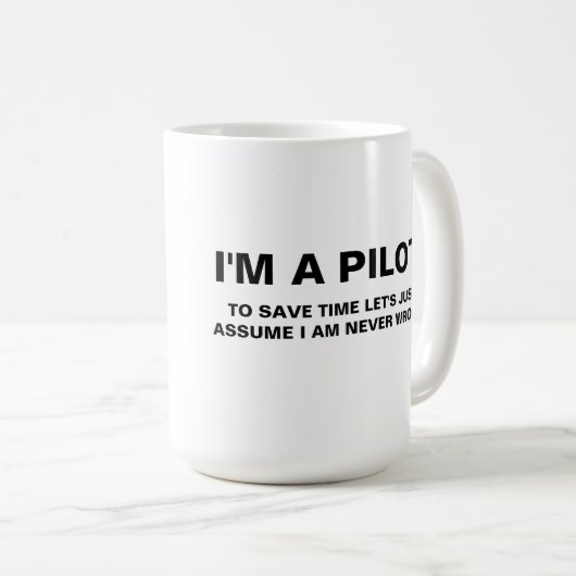 Ich bin EINE VERSUCHSkaffee-TASSE Kaffeetasse (VorderseiteRechts)