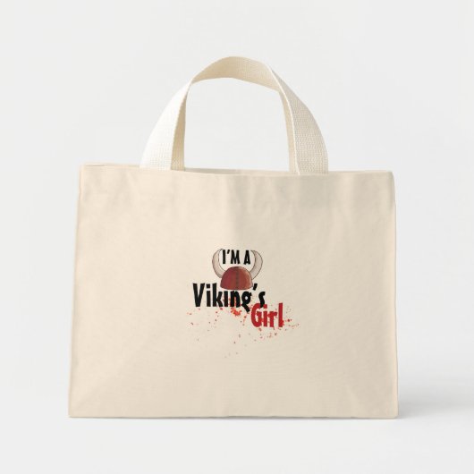 Ich bin eine Viking's Girl - Tasche (Vorne)