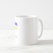 Ich bin eine Vorschullehrer-Tasse Kaffeetasse (VorderseiteRechts)