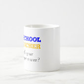 Ich bin eine Vorschullehrer-Tasse Kaffeetasse (Mittel)