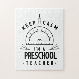 Ich bin eine Vorschullehrerin Puzzle