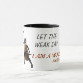 ICH BIN EINE WARRIOR 2 TASSE (Zentrum)