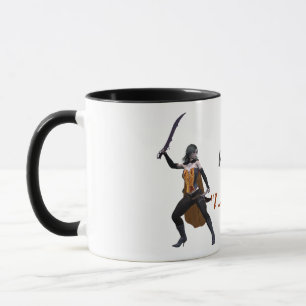 ICH BIN EINE WARRIOR 2 TASSE