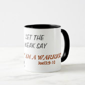 ICH BIN EINE WARRIOR 2 TASSE (VorderseiteRechts)