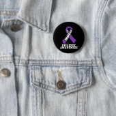 Ich bin eine Warrior Epilepsie Awareness Ribbon-Kr Button (Beispiel)