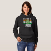 Ich bin eine Wee Bit Irish Funny St. Patricks Day Hoodie (Vorne ganz)