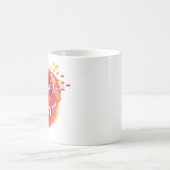 "Ich bin eine Widder-" Tierkreis-magentarote Kaffeetasse (Mittel)