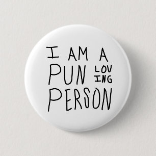 Ich bin eine Wortspiel-liebevolle Person Button