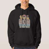 Ich bin eine Wrestling-Mama, die wir nicht so ruhi Hoodie (Vorderseite)