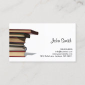 Ich bin eine Writer-Visitenkarte Visitenkarte (Rückseite)