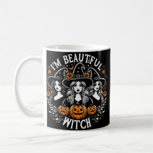 Ich bin eine wunderschöne Hexe-Tasse Kaffeetasse