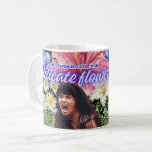 Ich bin eine zarte Blume Kaffeetasse (Vorderseite Links)