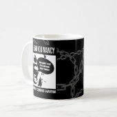 Ich bin eine zarte Blume Kaffeetasse (Vorderseite Links)