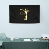 Ich bin eine Ziege Cool, die Giraffe verwirrt Banner (Messeveranstaltung)
