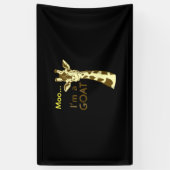 Ich bin eine Ziege Cool, die Giraffe verwirrt Banner (Vertikal)