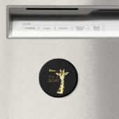Ich bin eine Ziege Cool, die Giraffe verwirrt Magnet (In Situ (Geschirrspüler))