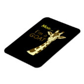 Ich bin eine Ziege Cool, die Giraffe verwirrt Magnet (Linke Seite)