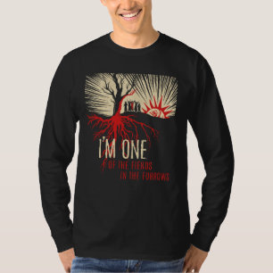 Ich bin einer der Freunde in den Furrows—Baum T-Shirt