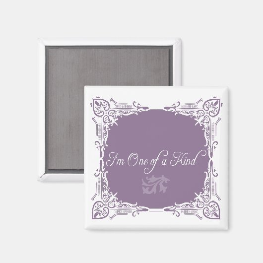 Ich bin einer von einer Art Zitat Magnet (Vorderseite/Rückseite)