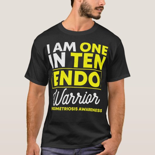 Ich bin einer von zehn Endo Krieger Endometriose A T-Shirt (Vorderseite)