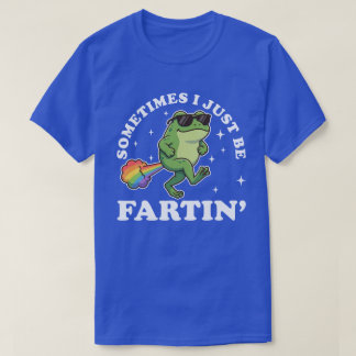 Ich bin einfach ein furzender lustiger Frosch Rege T-Shirt