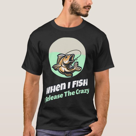 Ich bin einfach ein Spinner - Fischen mit Stil - A T-Shirt (Vorderseite)