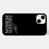 Ich bin einfach eine fabelhafte Person! Case-Mate iPhone Hülle (Rückseite (Horizontal))