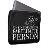 Ich bin einfach eine fabelhafte Person! Laptopschutzhülle (Vorne Rechts)